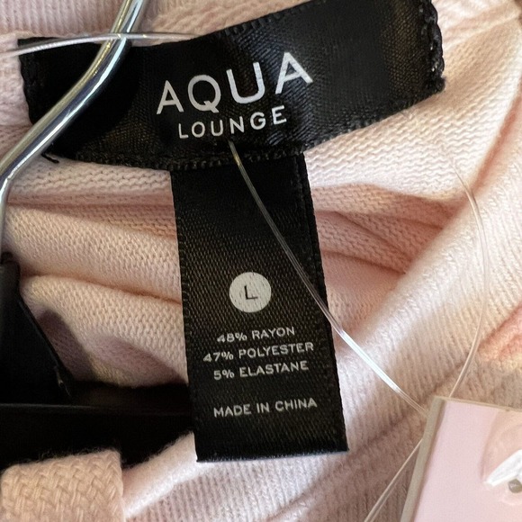 Aqua Lounge Set Pink All Over Star Print New Size Large - Picture 6 of 6